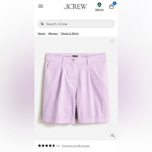 J crew summer 2024 pleated capeside chino shorts